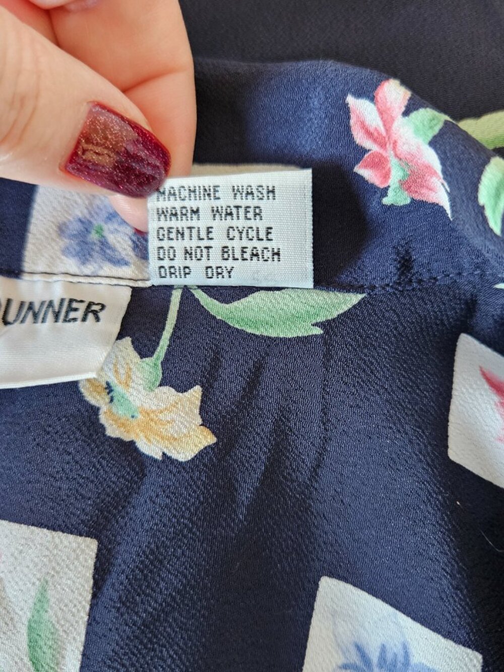 VINTAGE Alfred Dunner Short Sleeve Button Down Blouse - Picture 9 of 11
